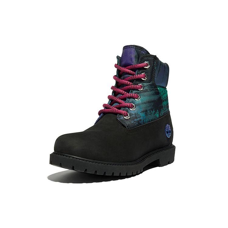 Timberland Heritage Series Durable Casual Waterproof Short Outdoor Boots Women Boots Black Blue A2G2KW