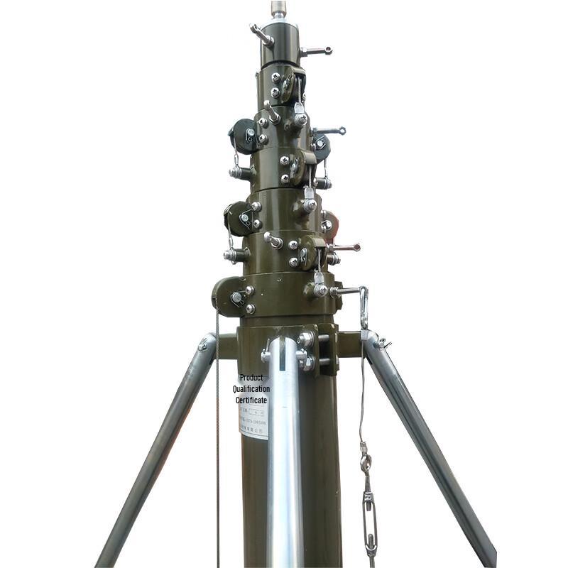 Manual Lifting Lightning Rod Antenna System