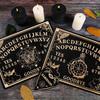 12-дюймовая доска для спиритических сеансов, деревянная доска для гадания, маятник, гравированная магическая доска, доска с маятником в виде солнца ведьмы, комплект для доски, принадлежности для викканского алтаря