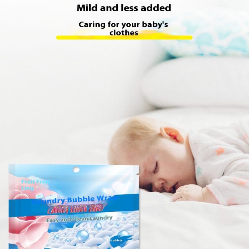 30/60 шт. листы для стирки, легко растворяющиеся таблетки для стирки, сильное моющее средство для глубокой очистки, мыло для стирки для стиральной машины