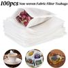 100 шт одноразовые чайные пакетики нетканый материал пищевые чайные фильтр-пакеты с веревочным уплотнением для заварника для чая специи травы кофейные фильтры