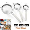 Kitchen Stainless Steel Handheld Screen Mesh Flour Sieve Oil Strainer Colander