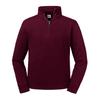 Russell Mens Authentic Zip Neck Sweatshirt