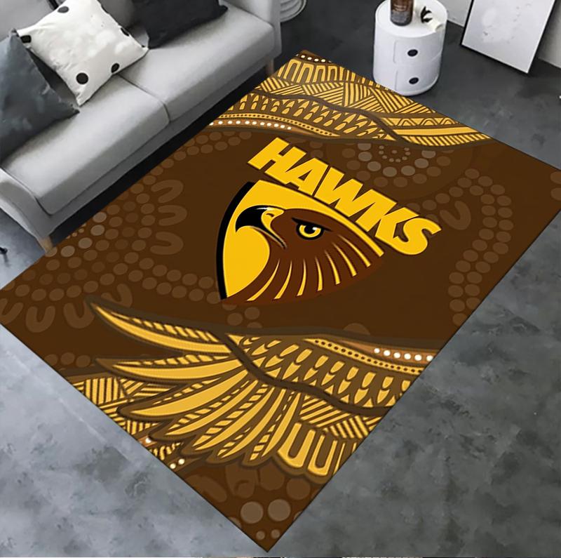 Hawthorn Football Club Carpet Rug For Living Room Bedroom Home Sofa Decorationkids Play Nonslip Floor Mat