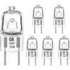 SDTC Tech 6 Pack Halogen Light Bulb for Whirlpool Microwave Oven, G9 120V 40W W10709921 Microwave Light Bulbs Compatible with Whirlpool KitchenAid