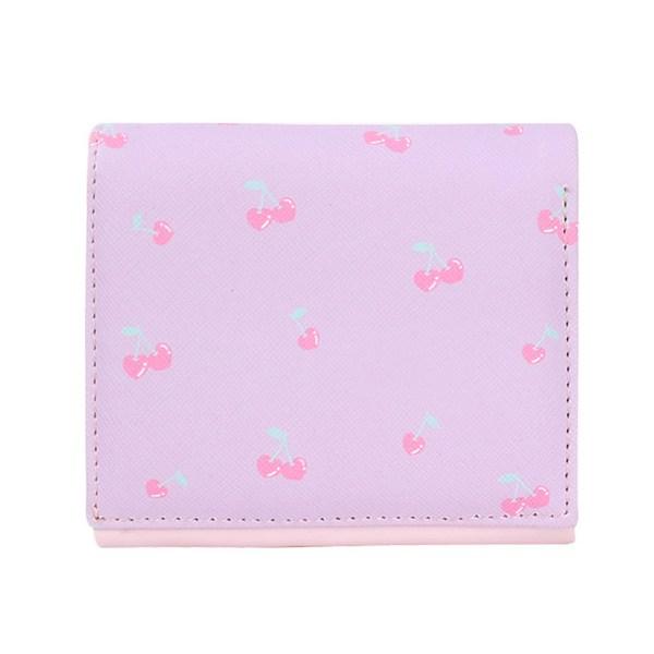 Sanrio Kuromi, простой кошелек для женщин, юниоров, мини-тонкий кошелек для транспорта, половина кошелька, подарок