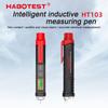 HABOTEST HT103 Бесконтактный индикатор напряжения: Высокая чувствительность, Цифровой дисплей, Звуковая и световая сигнализация, Водонепроницаемый.
