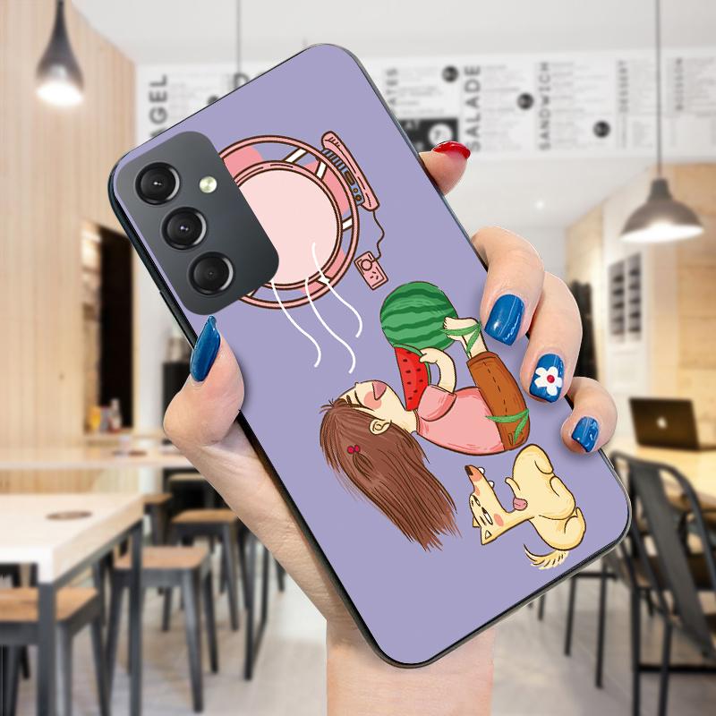 Чехол для телефона с рисунком, противоударный, мягкий силиконовый защитный чехол из ТПУ для телефона Samsung, чехол
