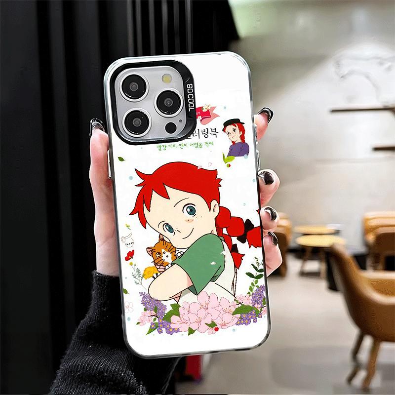 Энн из Зеленых Крыш Шерли Ударопрочный Чехол для Телефона для iPhone 17 Air 16 16E 15 Pro Max 14 Plus 13 Mini 12 Задняя Крышка Противоударный F