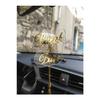 Mirror Plexi Car Rearview Mirror Decoration Gold*silver K1