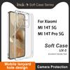 For Xiaomi MI 14T Pro 5G Phone Case IMAK Soft Slim Case UX-5 Series