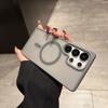 Роскошный матовый полупрозрачный чехол для зарядки MagSafe для Samsung S25 S24 S23 S22 Ultra Plus A56 A36 A26 A16 A55 A35 Матовая поликарбонатная крышка