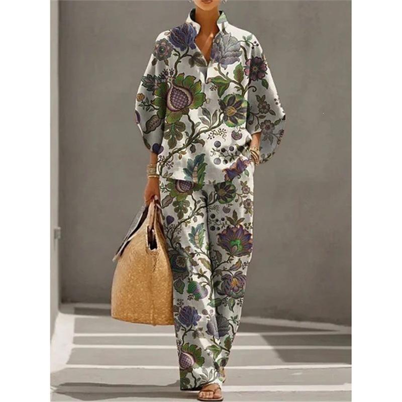 Ladies shirt set, a new 1116 fashion casual set.