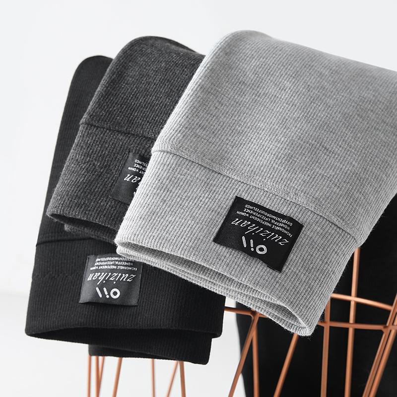 Зимние теплые леггинсы с высокой талией, удобные повседневные брюки