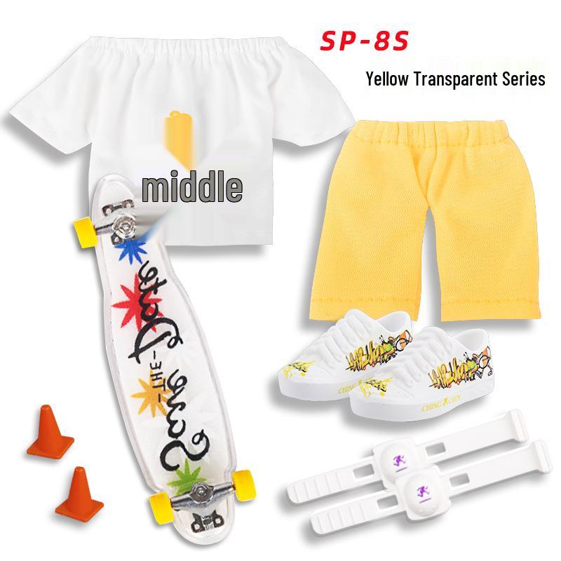 Mini Finger Shoes & Scooter Set with Finger Pants - Patent Protected, Authenticity Ensured