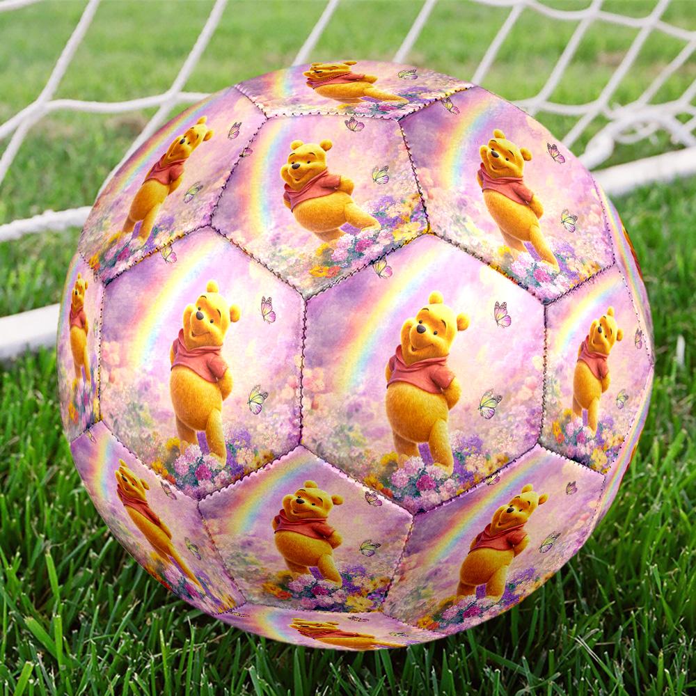 1PC Cartoon Creamy Butter Bear Size 5 Soccer Balls, High-Quality, Anti-Slip, Protective Football, a Unique Gift Suitable for Birthdays, Christmas