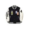 Li Ning X Steven Harrington Collaboration Letter Embroidery Graffiti Single-Breasted Jacket Men Jacket Black AJMT301-1