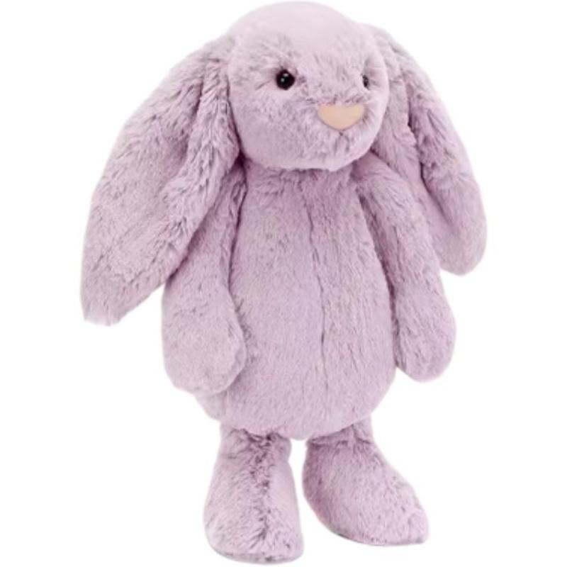 JELLYCAT Серия Кроликов Бонни Застенчивый Гиацинт Милая Фиолетовая Кукла Плюшевая Кукла Высота 18 см/31 см