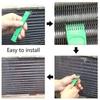 Univers Air Conditioning Fin Comb Plastic/Stainless Steel Condenser Radiator Fin Brush Fin Comb Kits Repair Cleaning Tools