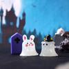 Luminous Rabbit Dragon Ornament Cartoon Frog Pig Figurine Ghost Doll Micro Landscape Christmas Decor Dollhouse Miniature Toy