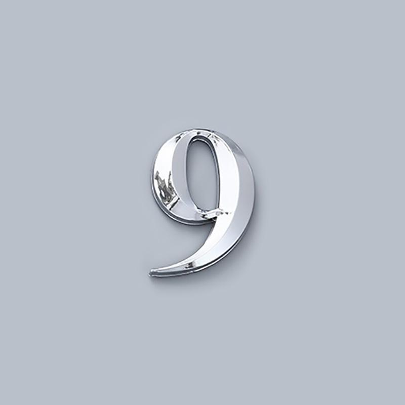 1 шт., адресная табличка, 3D табличка, номер двери, адрес дома, почтовый ящик, знак, наклейка, самоклеящаяся 7 см