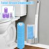 Одноразовый набор для чистки унитаза Практичная щетка для унитаза со сменной головкой Многофункциональные аксессуары для ванной комнаты