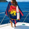 Shield With Griffin Cross Beach Towel - Soft, Absorbent Microfiber, Lightweight, Ideal for The Beach, Parties, Travel, Camping fan gifts