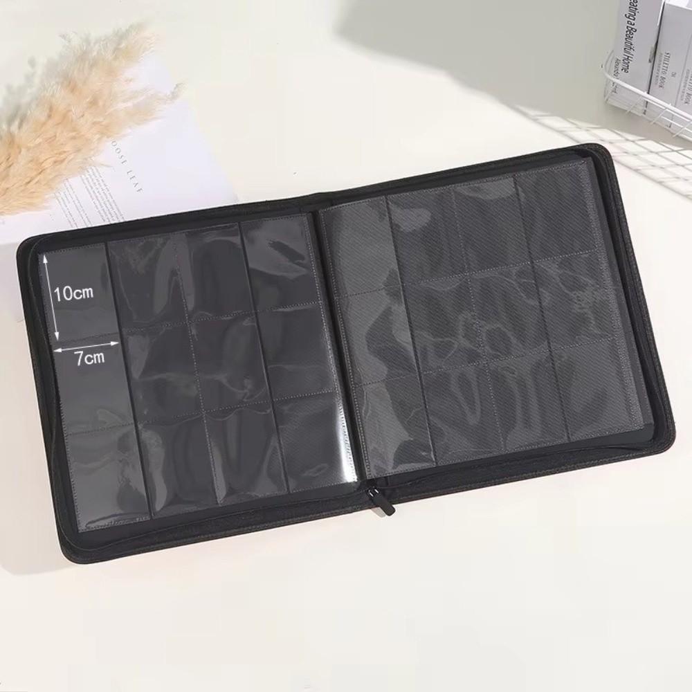 Durable 9/12 Grids Collectible Card Album PU Leather Large-capacity Storage Book Card Album Home Storage