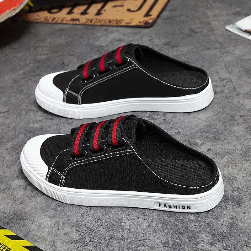 Мужские тапочки на плоской подошве, полуслайды, нескользящие мюли, мужская обувь, низкая цена, Y2k, элегантная, дешевая обувь, ликвидация, повседневная, Eva, оригинал