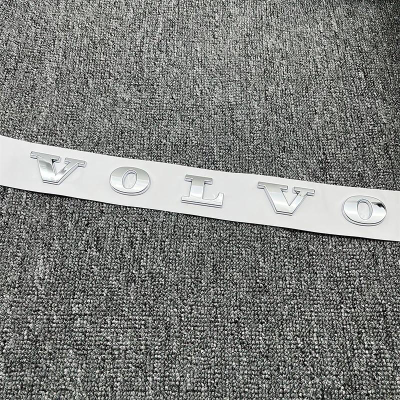 For Volvo Xc60 Xc90 V40 V60 S60 V50 V90 S80 C40 XC40 V70 XC70 C30 C70 Rdesign Volvo Car Letter Badge Auto Trunk Metal Stickers