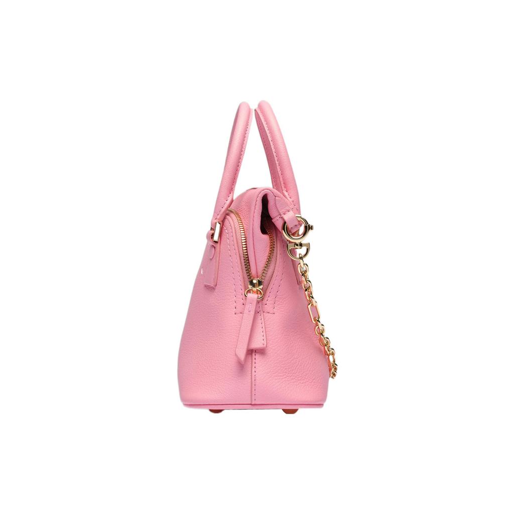 Maison Margiela 5AC Adjustable Chain Shoulder Strap Goat Leather Mini Shoulder Bag Women shoulder bag Pink SB1WG0036P5348T4291