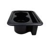 Shock-Absorbing Central Armrest Cup Tray Space-Saving Cup Holder Storage Box  Vehicles