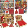Christmas Advent Calendar Puzzle 1008 Pieces, Christmas Countdown Puzzle Toy, Kids Christmas Gift Birthday Gift