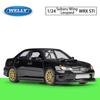 1/24 Scale Welly Subaru Impreza Wrx Sti Alloy Car Model Diecasts Metal Toy Vehicles Car Model High Simulation Collection Childrens Gifts