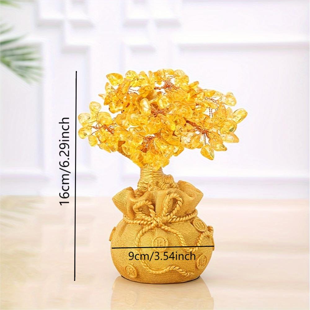 Feng Shui Citrine / Citrine Money Tree & Citrine Tree, Faucet Crystal Tree / Chinese Dragon Fortune Crystal Tree / Gift Tree
