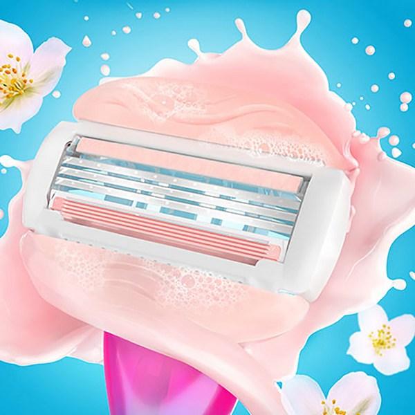 Женская бритва Gillette Venus Comfort Glide, белая футболка, лезвия для бритвы, 4 упаковки, 4 упаковки, 5 упаковок, корейские лезвия