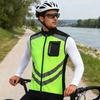 Cycling Vest WOSAWE Bike Sleeveless Gilet Windproof Hi Viz Reflective Clothing