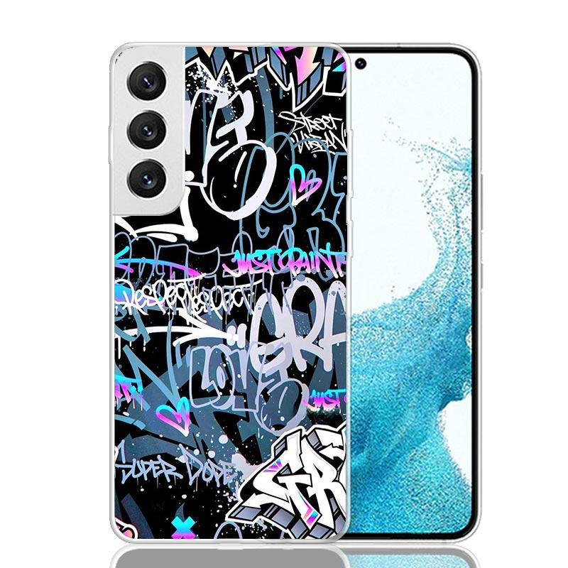 Graffiti Fashion Cool Phone Case For Samsung Galaxy S26 S25 Edge S24 S23 FE S22 Ultra S21 Plus S20 + Fundas Cover Coque Galaxy S