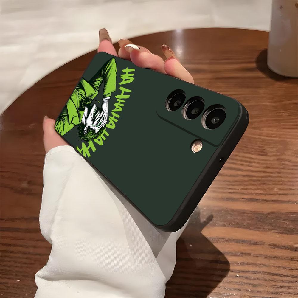 Счастливый F-Face J-Jokers Чехол для телефона для Samsung S26 S25 S24 FE S23 S22 S21 Plus S20 Ultra Note20Ultra Черный Мягкий чехол