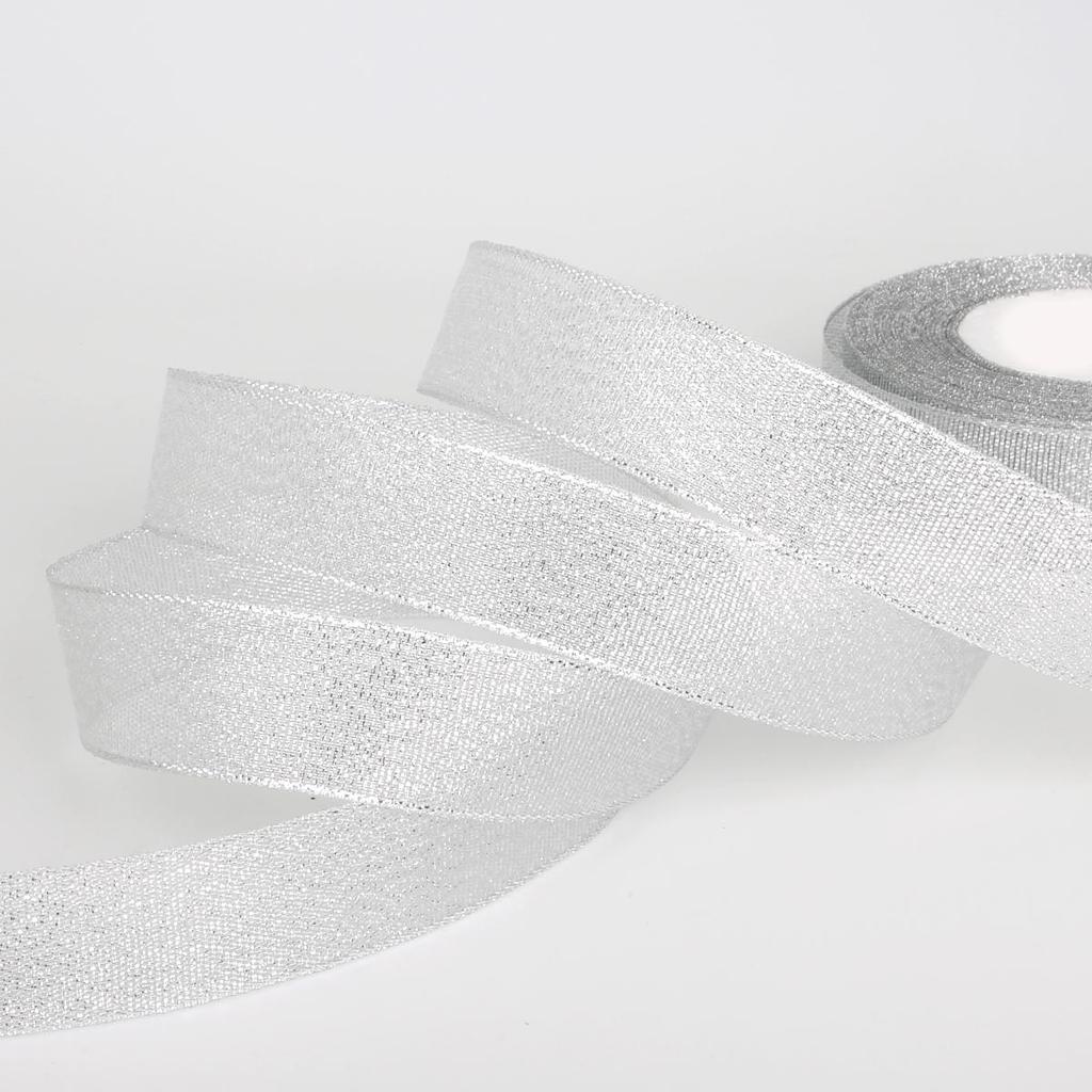 1 шт. золото/серебро шелковая атласная органза блестящая лента 7-38 мм луковый пояс для свадебного торта подарочная упаковка