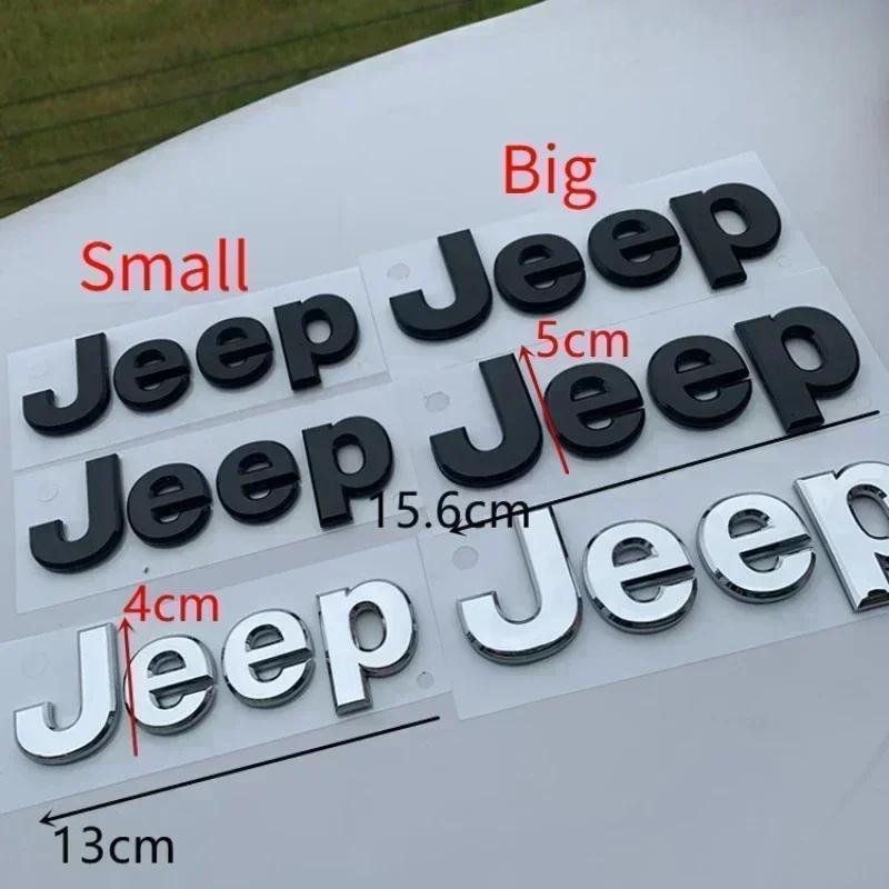 Car Front Hood Emblem Side Trunk Sticker Badge for Jeep Renegade Grand Cherokee Wrangler JK Compass Commander Patriot Liberty