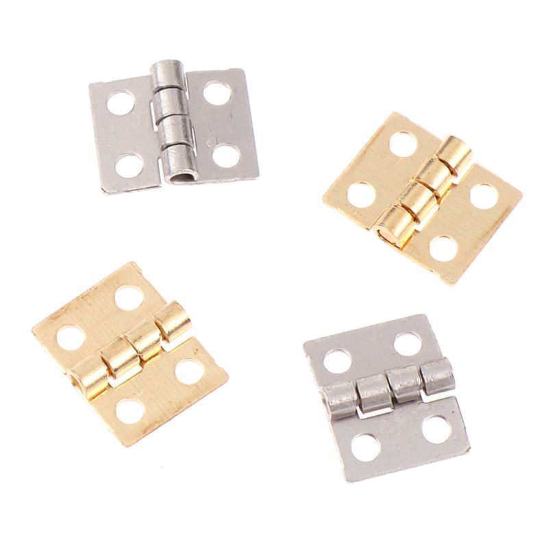 For 1/10 Rc Crawler Car Trx4 1/14 Tamiya Rc Dump Truck Scania 770S 10Pcs Mini Door Hinge Simulation Folding