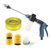 High Pressure Washer Metal Extension Pole Cleaning Turbo Scrubber with 5m Hose Ergonomic Grip Garden Hose Power Washer Kit for Car Washing