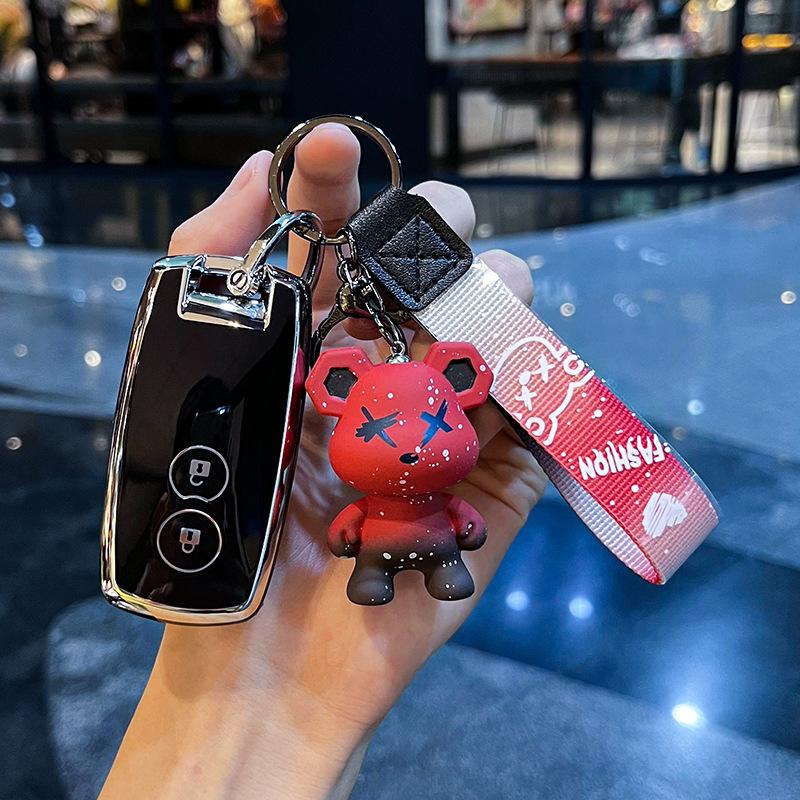 Чехол для ключей из ТПУ для Suzuki Swift, Suzuki Grand Vitara Swift SX4 S-Cross XL-7, держатель для брелока, защита для брелка