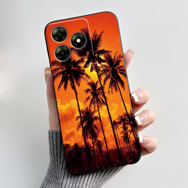 For Blackview Wave 8C 6.56" Wave 8 Black View Wave8C Wave8 Back TPU Soft Silicone Phone Case Luxury Cute Love Rabbit Funny Cover