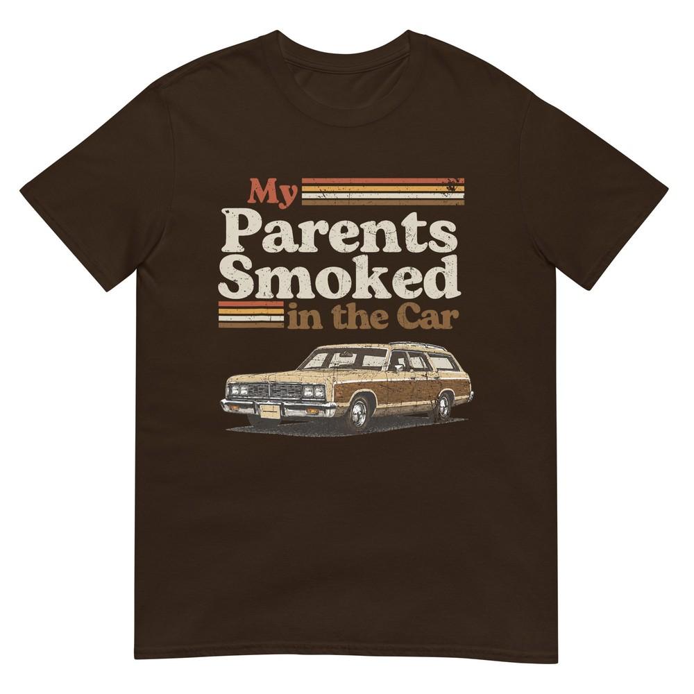 My Parents Smoked In The Car Funny Vintage Classic Meme Art TShirt