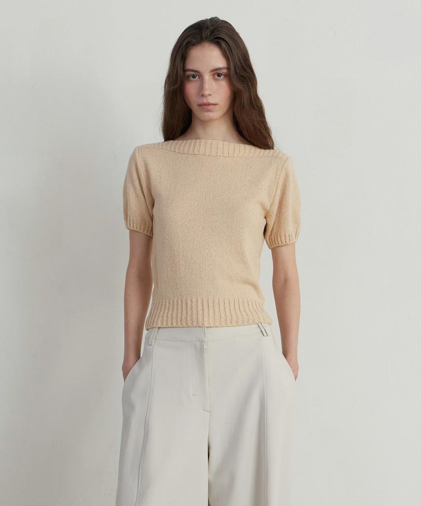 NOTIA Wide Ribbed Knit - Beige