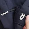 10Pcs Metal Rustproof Trouser Hook?DIY Sewing Eye Closure Fasteners Pants Repairing Tools