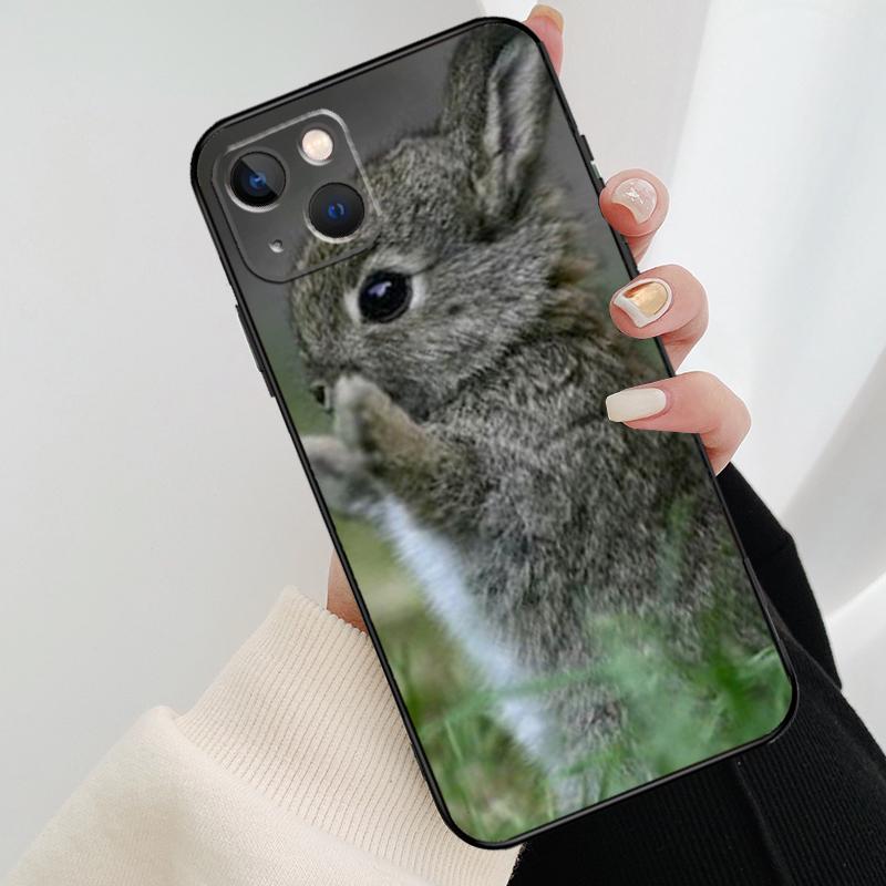 Чехол для телефона с кроликами для iPhone 17 Pro Max 14 13 12 11 15 16 Pro Max mini 16 15 Plus 16e 17 Air