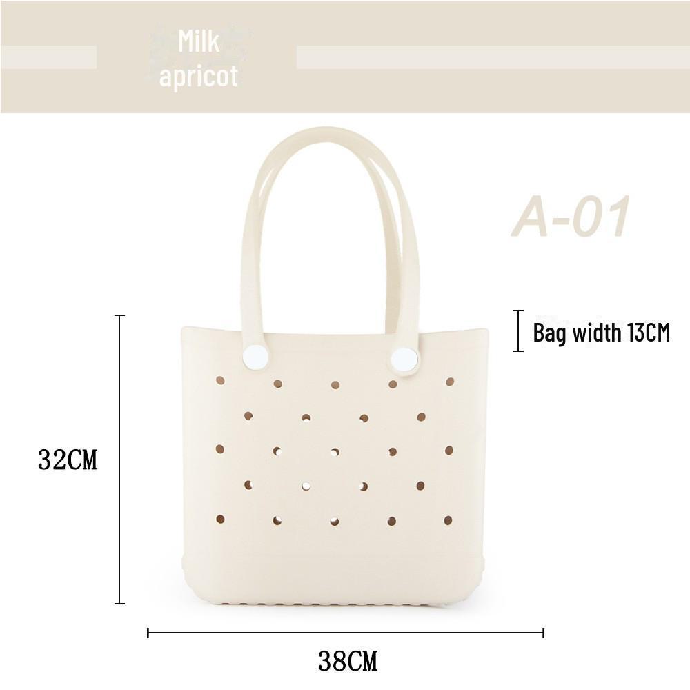 Водонепроницаемая портативная пляжная сумка Eva - большая вместимость, полый дизайн, сумка для детских принадлежностей